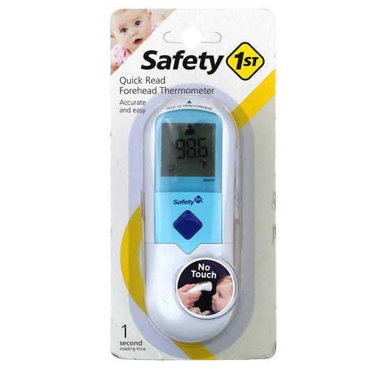 Safety 1st, Quick Read Forehead Thermometer, Artic Blue-White, 1 Thermometer