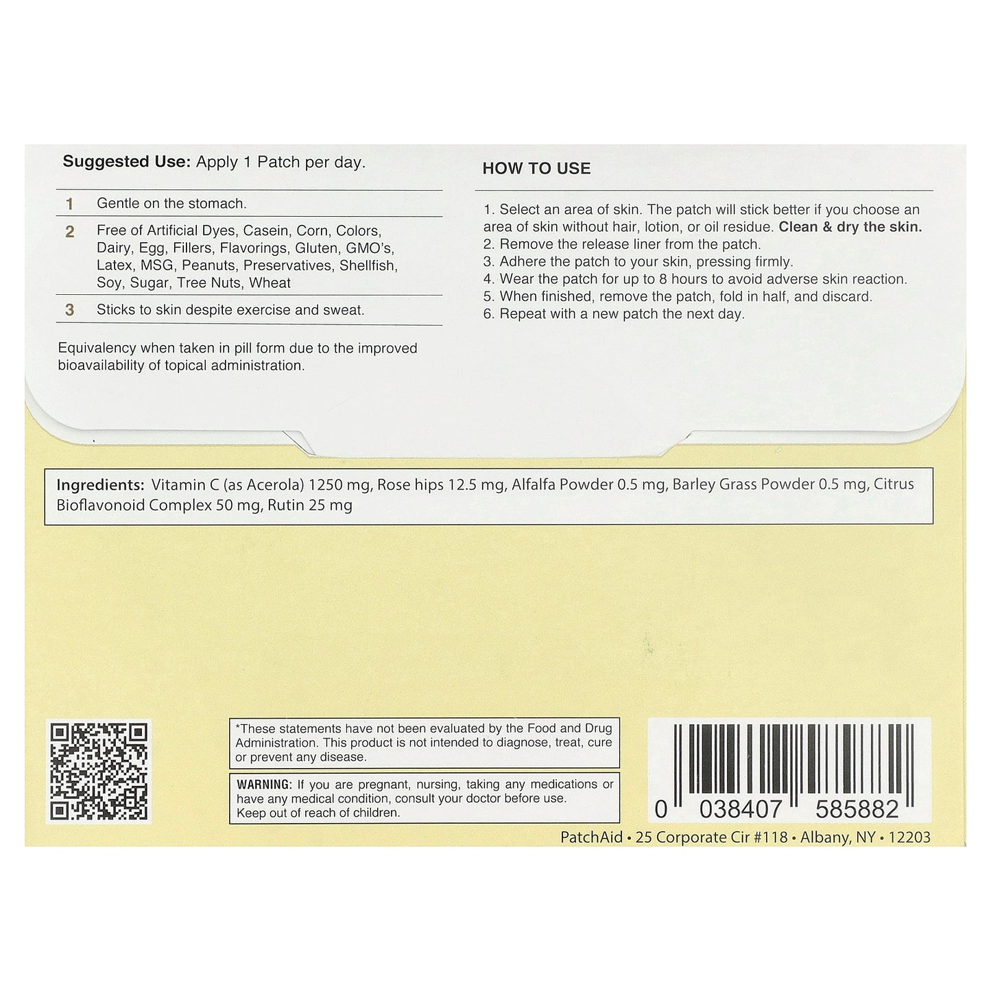 PatchAid, Kids Vitamin C Plus Patch, 30 Patches