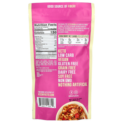 Kiss My Keto, Granola, Strawberry & Vanilla, 9.5 oz (270 g)