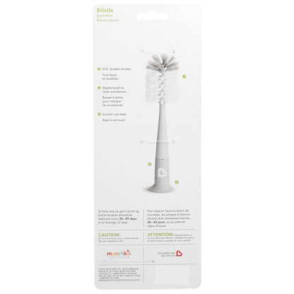 Munchkin, Bristle™ Bottle Brush, Grey, 2 Count