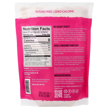 Lakanto, Monkfruit Sweetener with Erythritol, Brown, 16 oz (454 g)