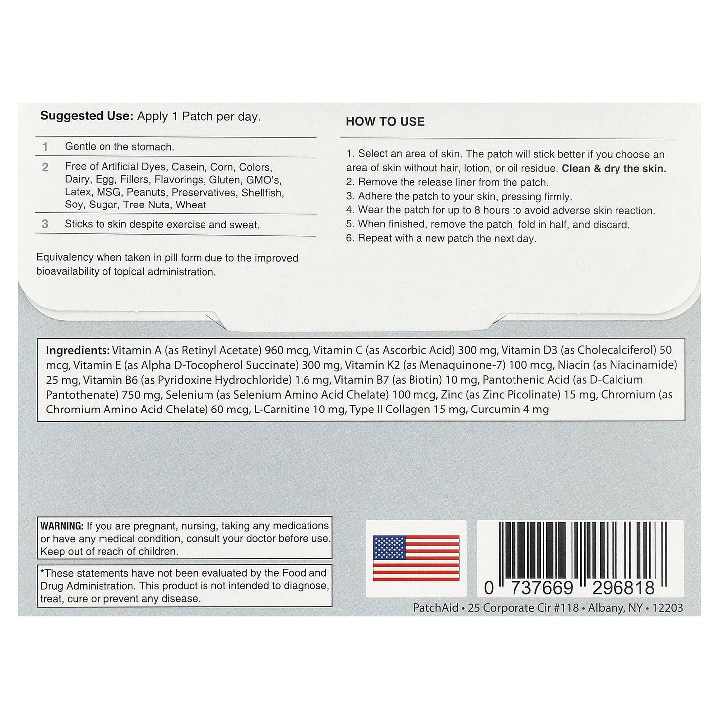 PatchAid, Clear Skin Acne Prevention Patch, 30 Patches