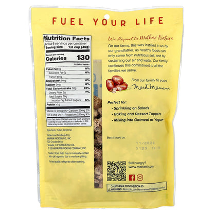 Mariani, Sweetened Chopped Dates, 8 oz (227 g)