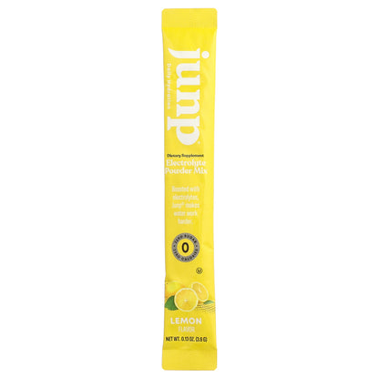 JUNP Hydration, Electrolyte Powder Mix, Lemon, 5 Stick Packs, 0.13 oz (3.6 g) Each
