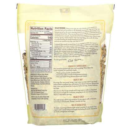 Bob's Red Mill, Muesli, Old Country Style, Whole Grain, 40 oz (1.13 kg)