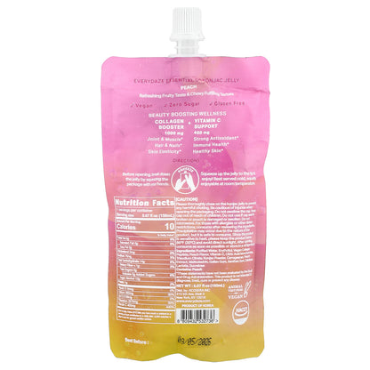 Everydaze, Essential C's Konjac Jelly, Peach, 5.07 fl oz (150 ml)