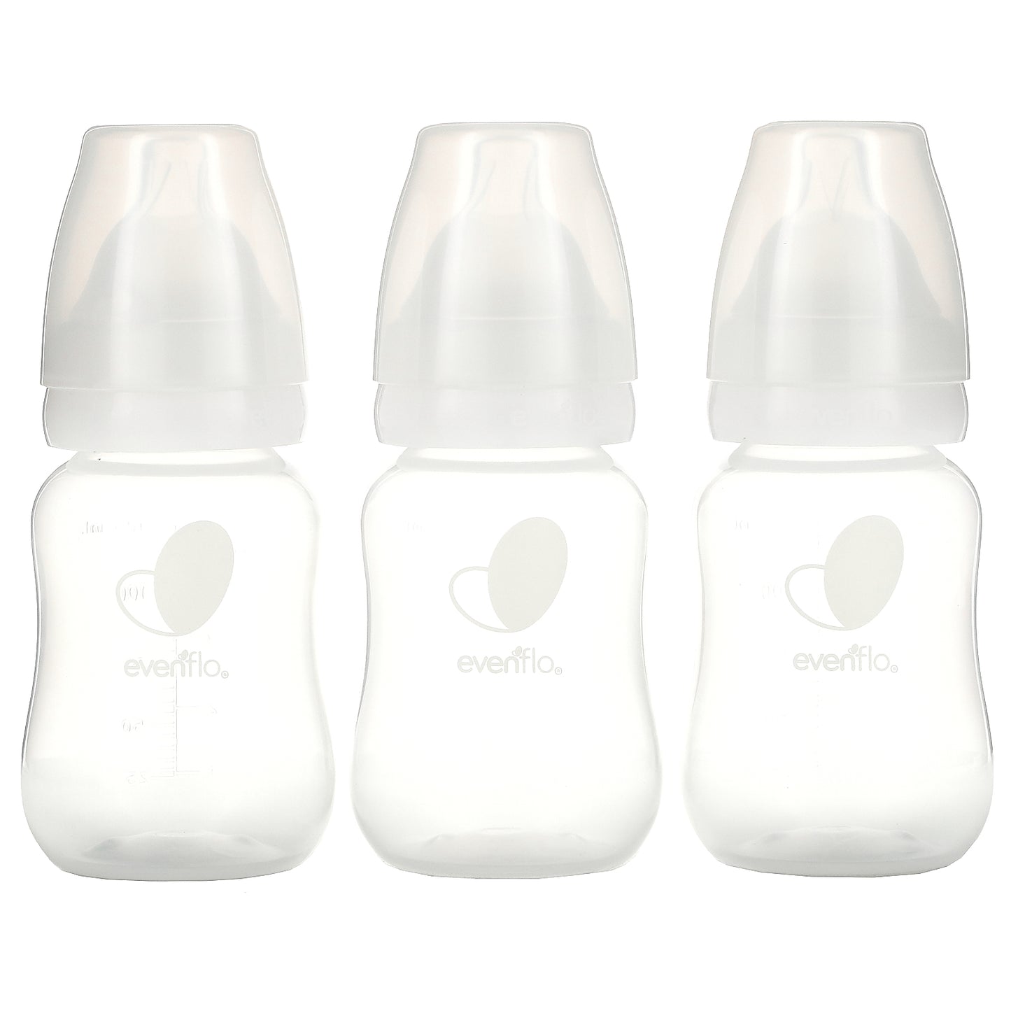 Evenflo Feeding, Balance+ Bottles, Standard, 0+ Months, Slow Flow, 3 Bottles, 4 oz (120 ml) Each