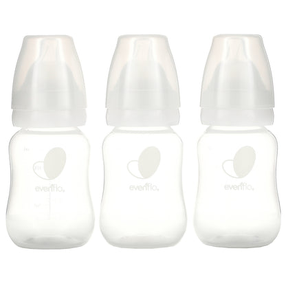 Evenflo Feeding, Balance+ Bottles, Standard, 0+ Months, Slow Flow, 3 Bottles, 4 oz (120 ml) Each