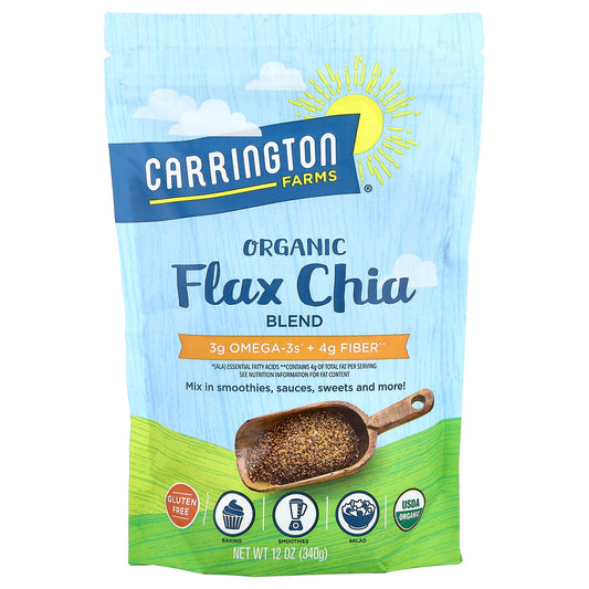 Carrington Farms, Organic Flax Chia Blend, 12 oz (340 g)