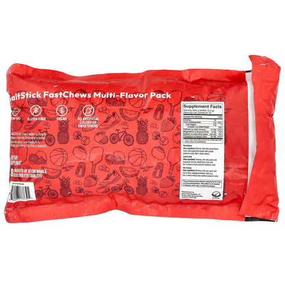 SaltStick, FastChews®, Chewable Electrolytes, Multi-Flavor Pack, 8 Packets