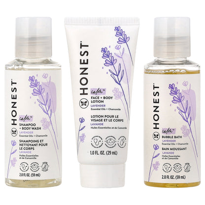 The Honest Company, Babe's Mini Must-Haves, Lavender, 4 Piece Set