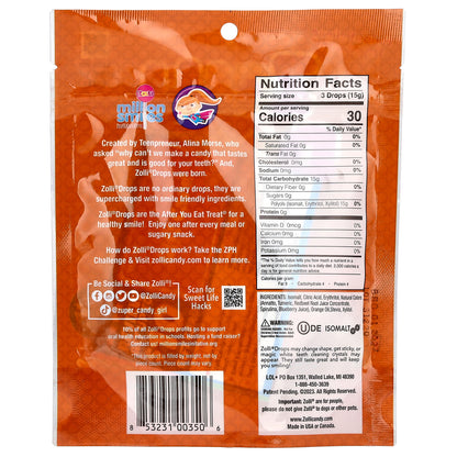 Zollipops, Zolli Drops, The Clean Teeth Drops, Delicious Fruit, 1.6 oz
