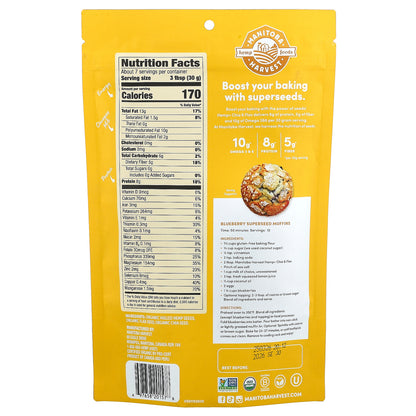 Manitoba Harvest, Organic Hemp + Chia & Flax Seed Mixture, 7 oz (198 g)