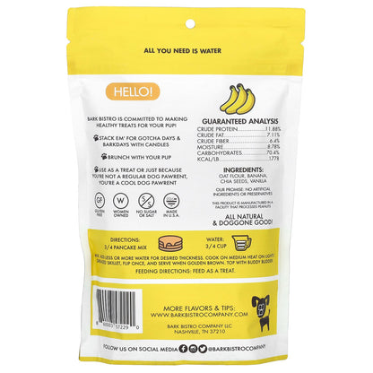 Bark Bistro, Worlds First Pooch Pancakes, Barking Banana, 14 oz (396 g)