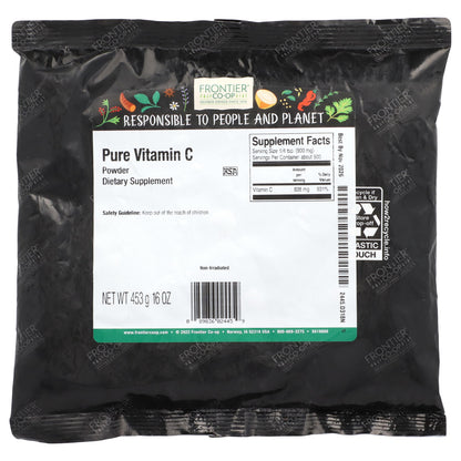 Frontier Co-op, Pure Vitamin C Powder, 16 oz (453 g)