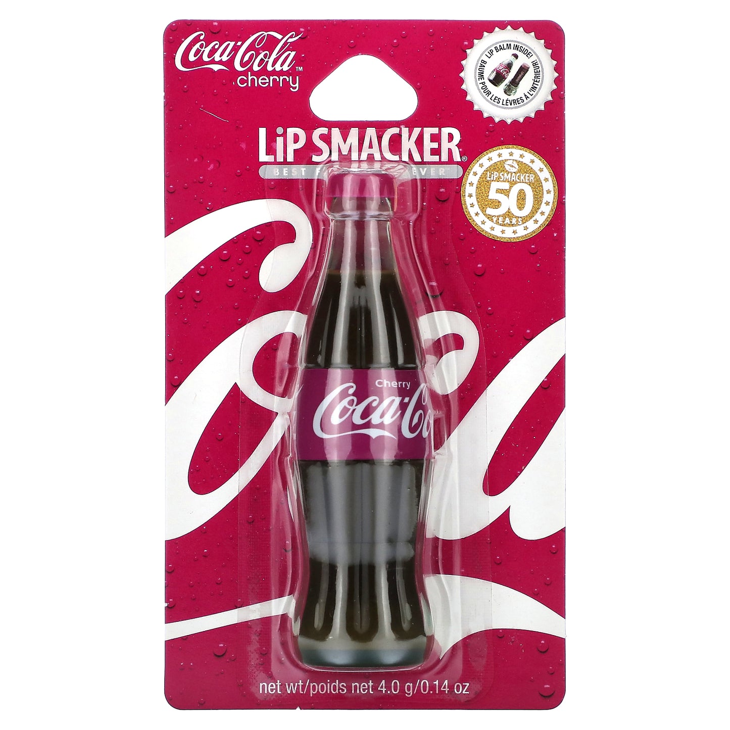 Lip Smacker, Coca-Cola, Lip Balm, Cherry Coke Bottle, 0.14 oz (4 g)