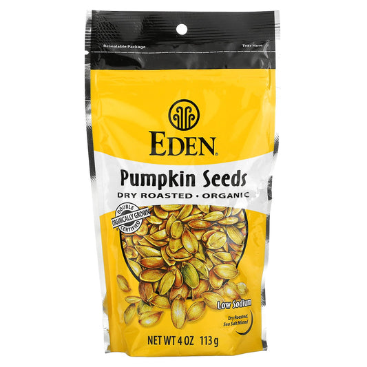 Eden Foods, Organic, Pumpkin Seeds, Dry Roasted, 4 oz (113 g)