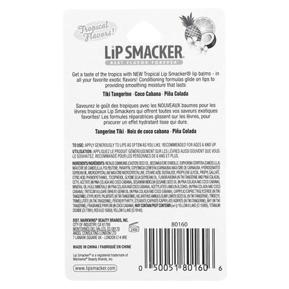 Lip Smacker, Lip Balm, Tropical, 3 Pack, 0.14 oz (4 g) Each