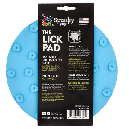 Spunky Pup, The Lick Pad, Dog & Cat, Round, 1 Pad
