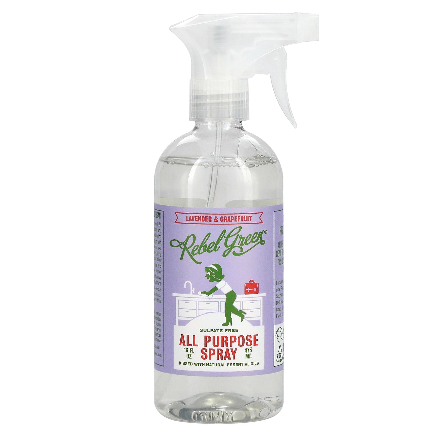 Rebel Green, All Purpose Spray, Lavender & Grapefruit, 16 fl oz (473 ml)