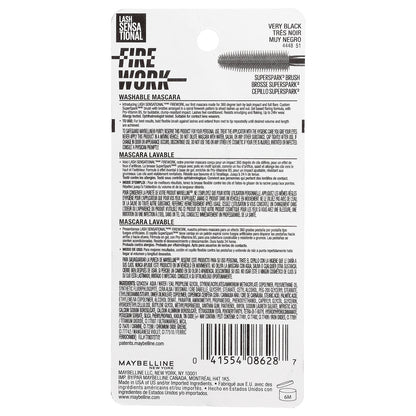Maybelline, Lash Sensational, Firework Mascara, 801 Very Black, 0.33 fl oz (10 ml)