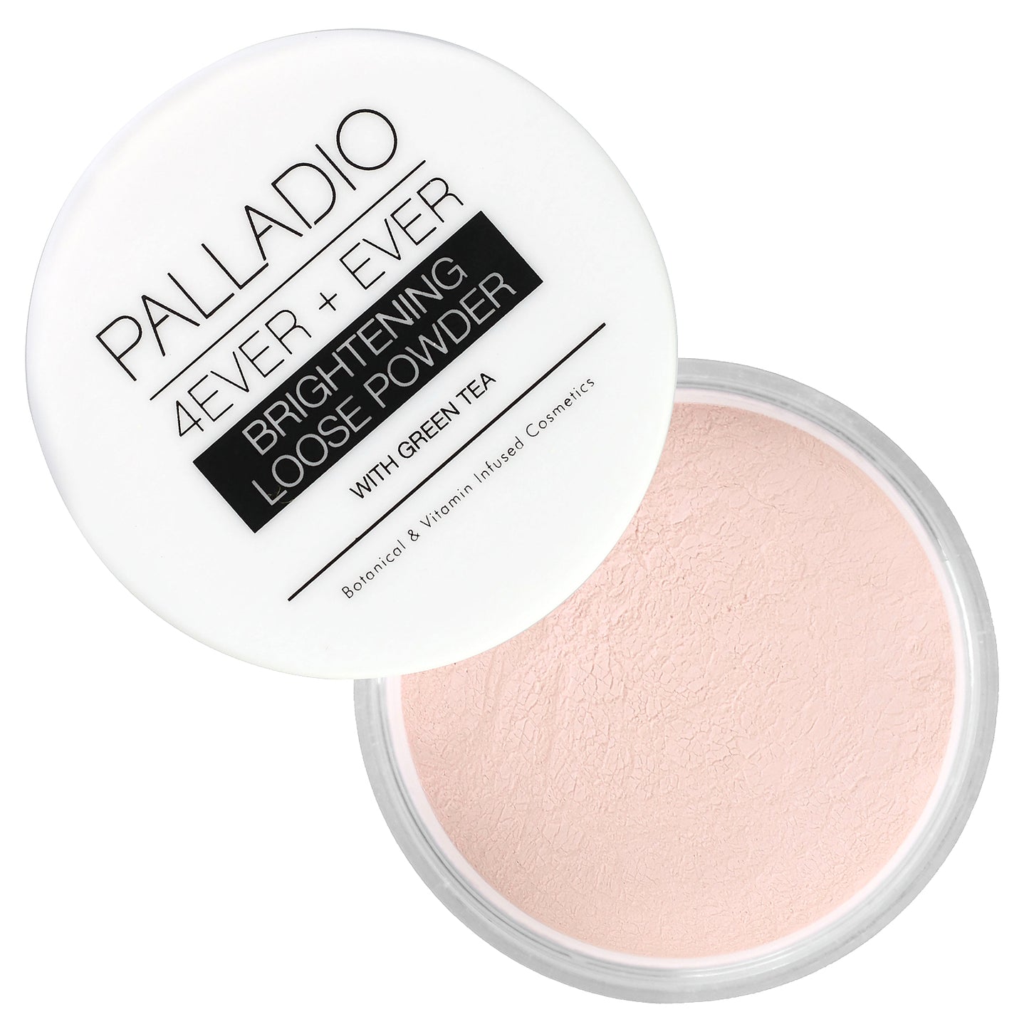 Palladio, 4Ever + Ever, Brightening Loose Powder with Green Tea, 0.21 oz (6 g)