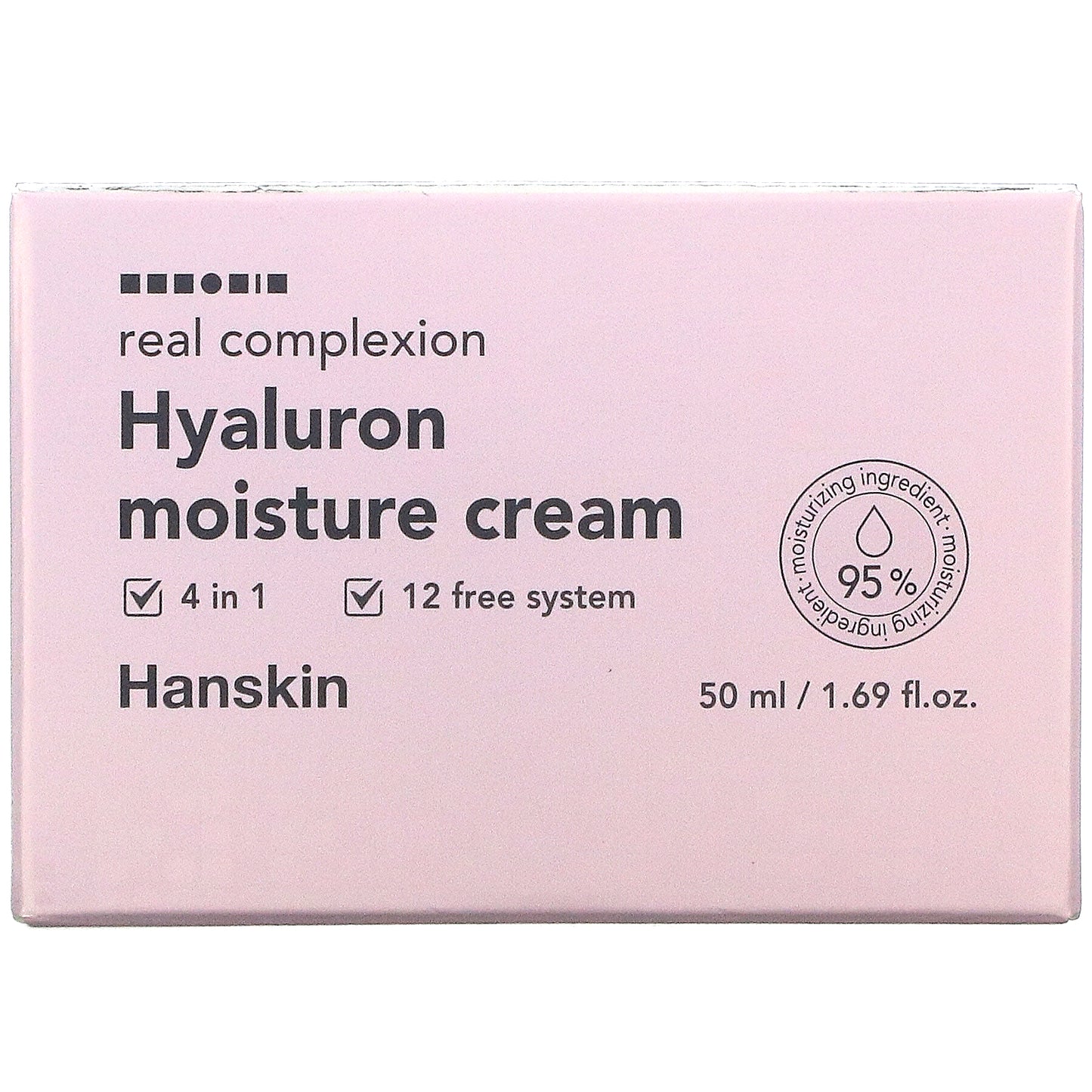 Hanskin, Real Complexion, Hyaluron Moisture Cream, 1.69 fl oz (50 ml)