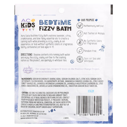 Aura Cacia, Kids, Bedtime Fizzy Bath, 2.5 oz (70.9 g)