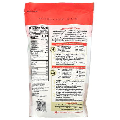 Arrowhead Mills, Organic Buckwheat Flour, Gluten Free, 22 oz (623 g)