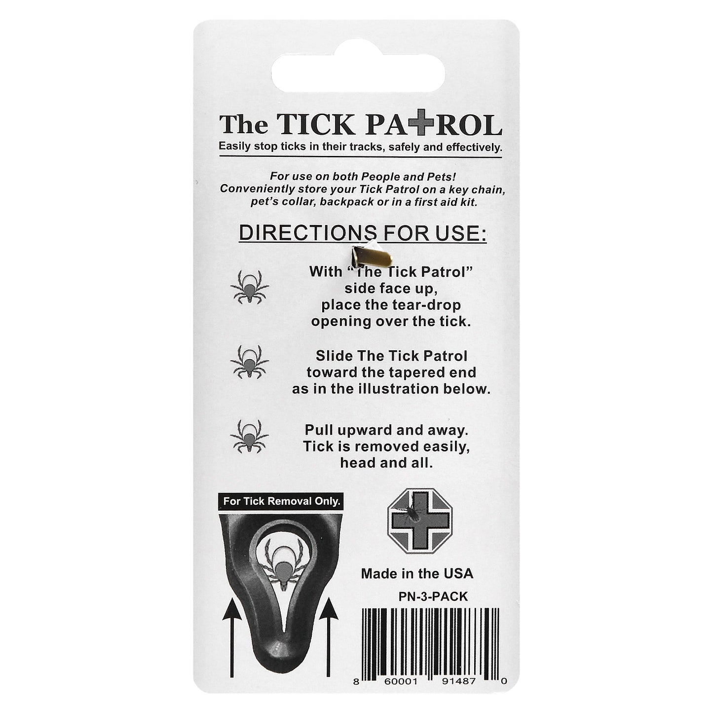 The Tick Patrol, Tick Remover, 3 Count