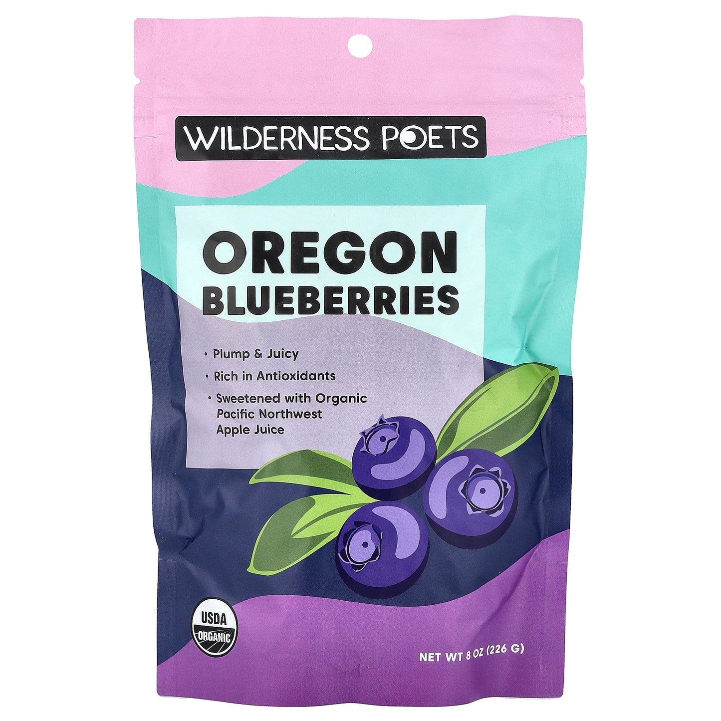 Wilderness Poets, Oregon Blueberries, 8 oz (226 g)