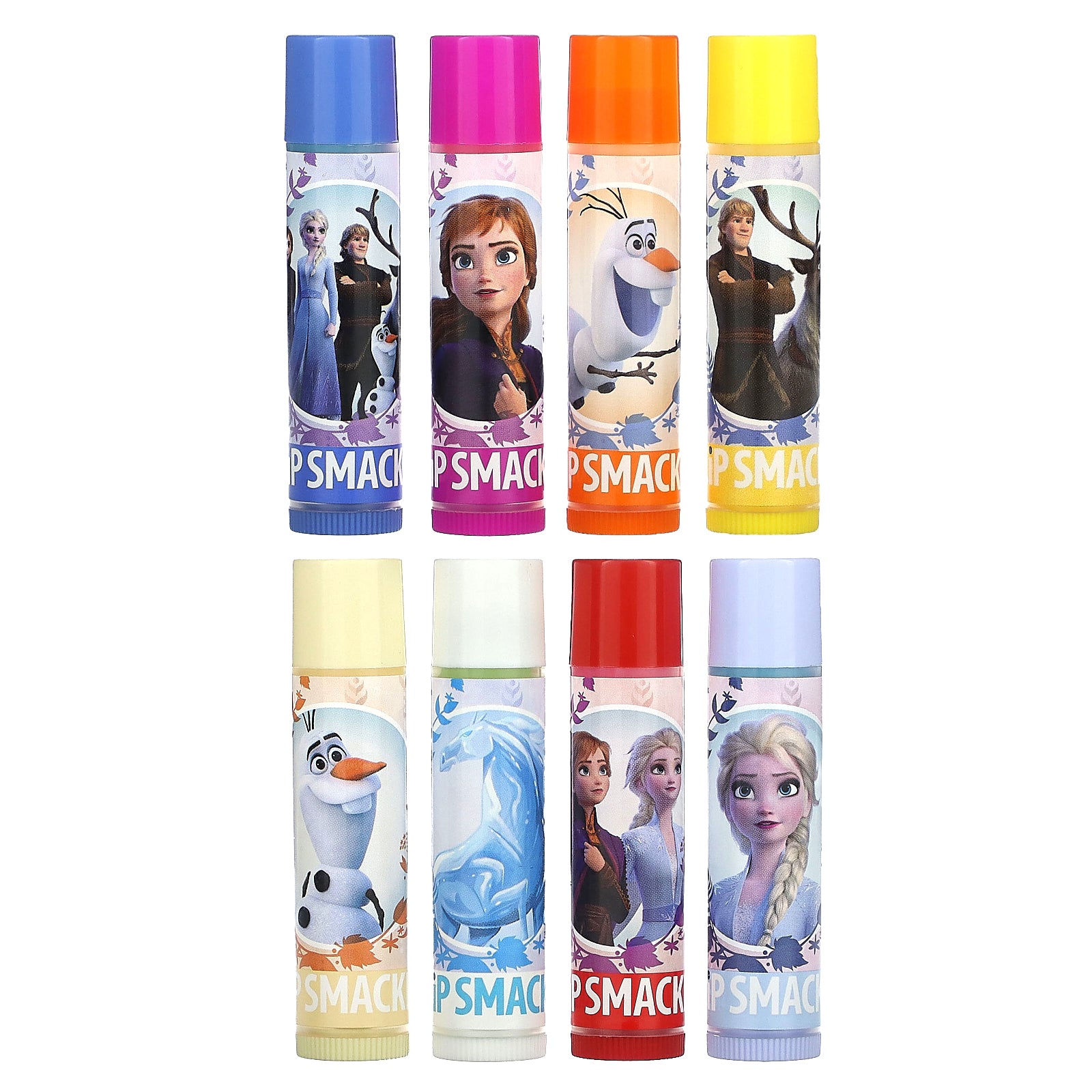 Lip Smacker, Disney Frozen II, Lip Balm, Party Pack, 8 Pack, 1.12 oz (32 g)