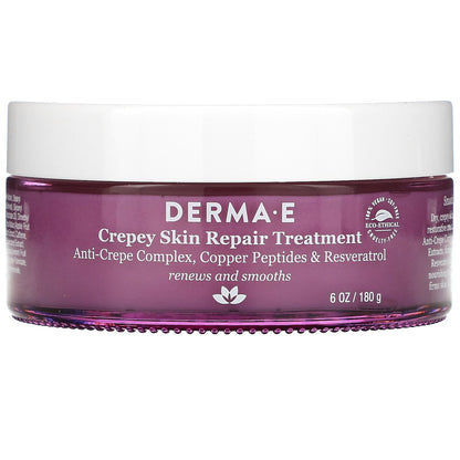 DERMA E, Crepey Skin Repair Treatment, 6 oz (180 g)