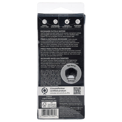 Tweezerman, Rockhard Cuticle Nipper 1/2 Jaw, 1 Count
