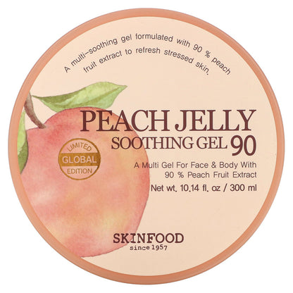 Skinfood, Peach Jelly Soothing Gel 90, 10.14 fl oz (300 ml)