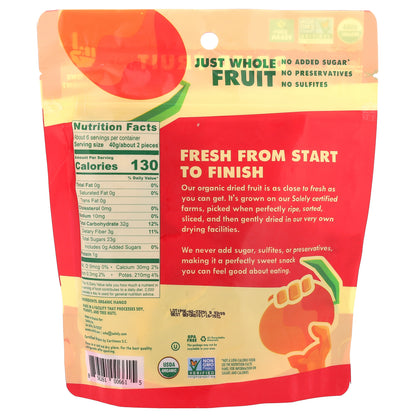 Solely, Organic Dried Fruit, Mango Halves, 8 oz (227 g)
