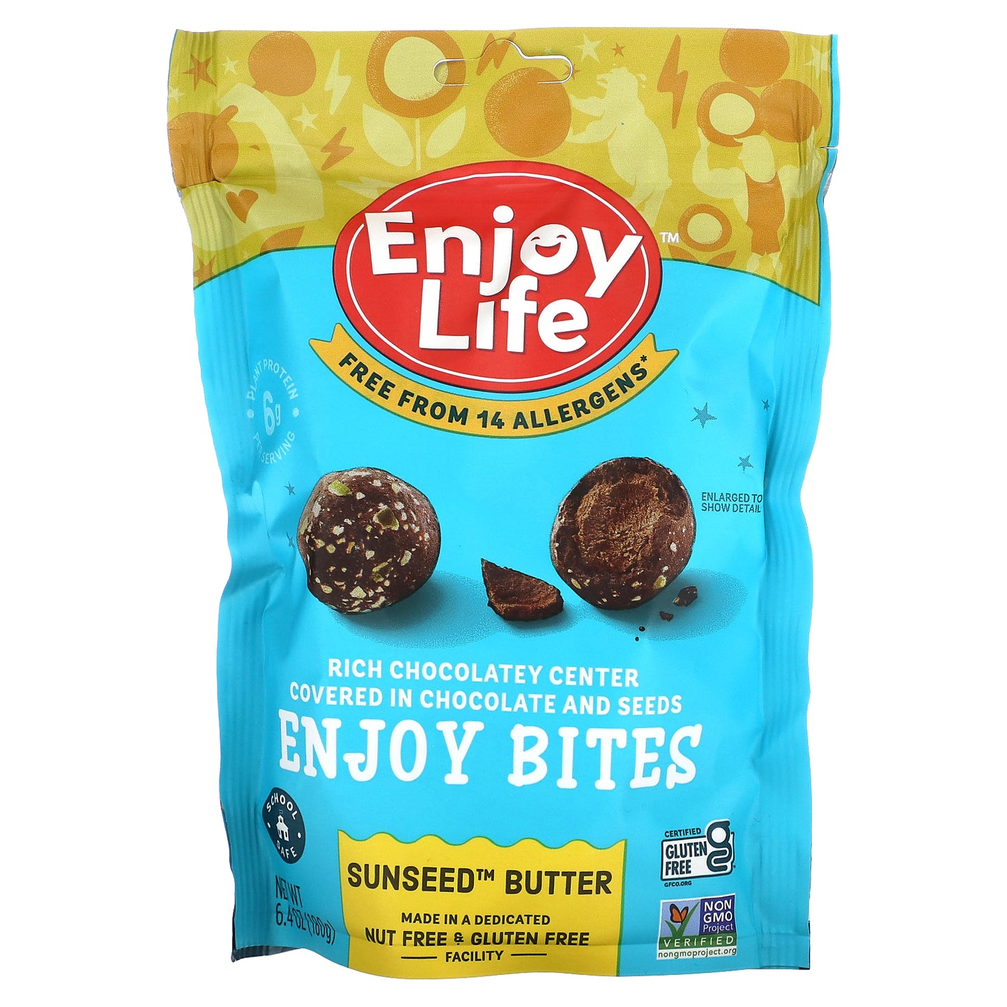 Enjoy Life Foods, Enjoy Bites, Sunseed Butter, 6.4 oz (180 g)