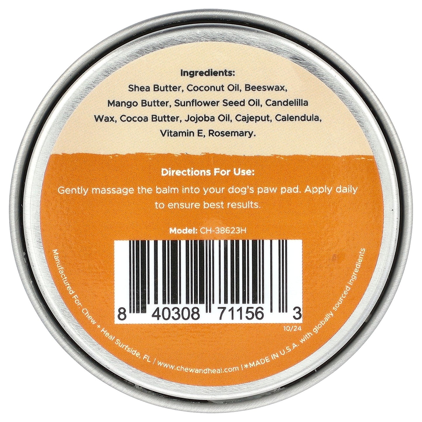 Chew + Heal, Paw Support, For Dogs, 2 oz (57 g)