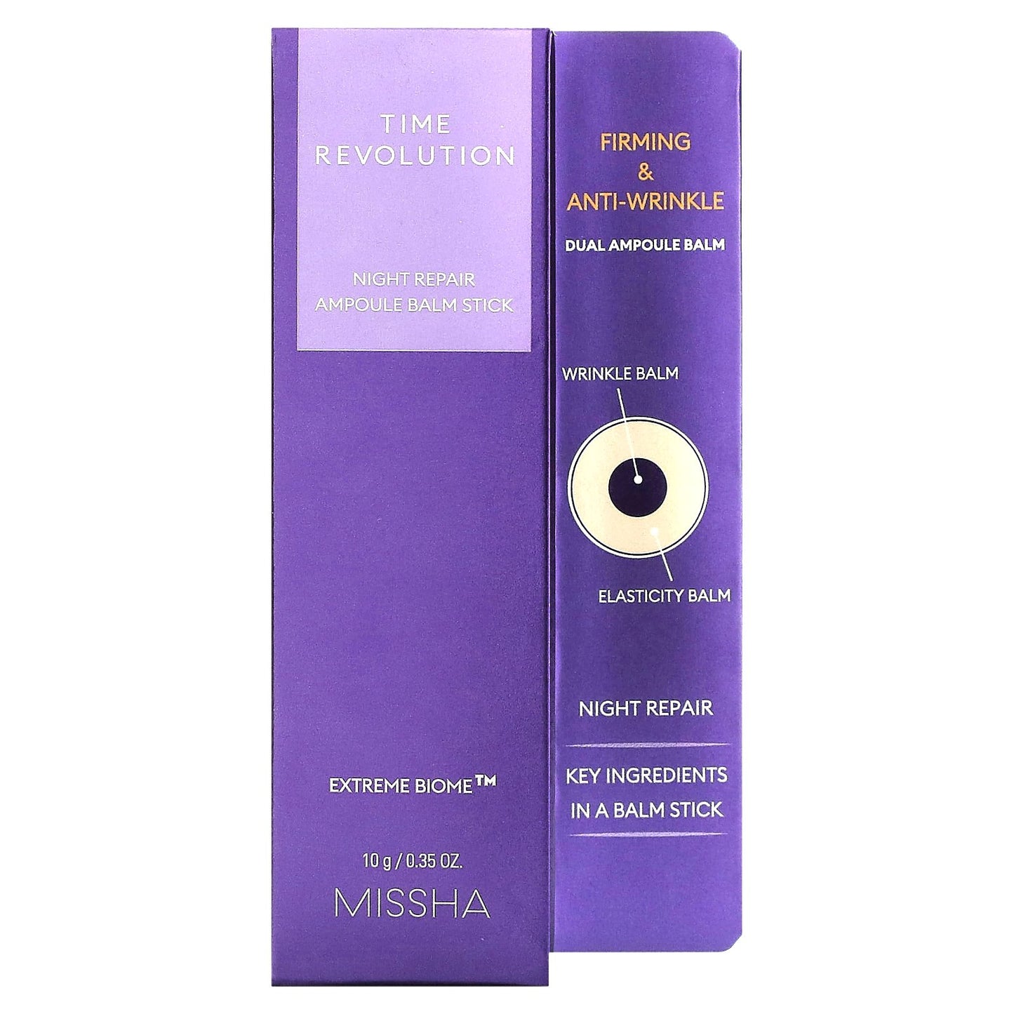 Missha, Time Revolution, Night Repair Ampoule Balm Stick, 0.35 oz (10 g)