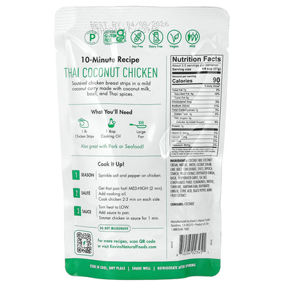 Kevin's Natural Foods, Thai Coconut Sauce, 7 oz (198 g)