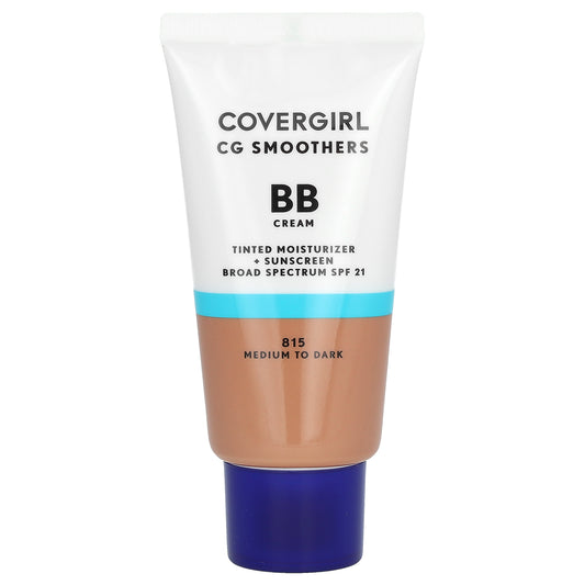 Covergirl, CG Smoothers, BB Cream, SPF 21, 815 Medium To Dark, 1.35 fl oz (40 ml)