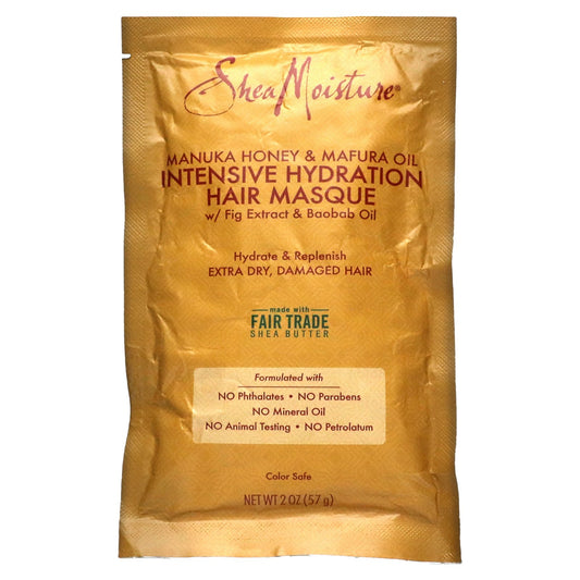 SheaMoisture, Manuka Honey & Mafura Oil Intensive Hydration Hair Masque, 2 oz (57 g)