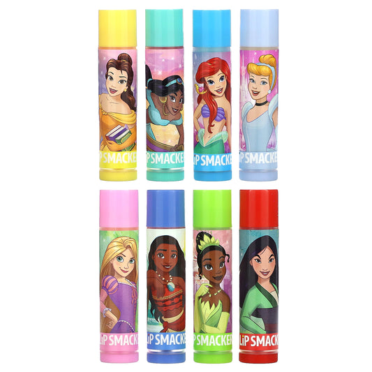 Lip Smacker, Disney Princes, Lip Balm, Party Pack, 8 Pack, 0.14 oz (4 g) Each
