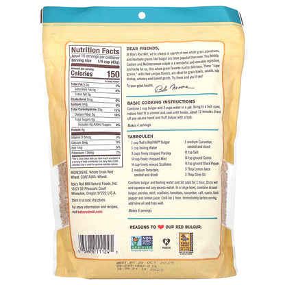 Bob's Red Mill, Red Bulgur, Whole Grain, 24 oz (680 g)