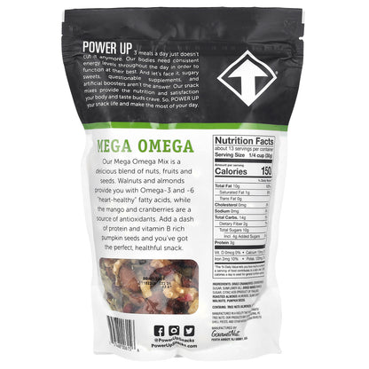 Power Up, Premium Trail Mix, Mega Omega , 14 oz (397 g)