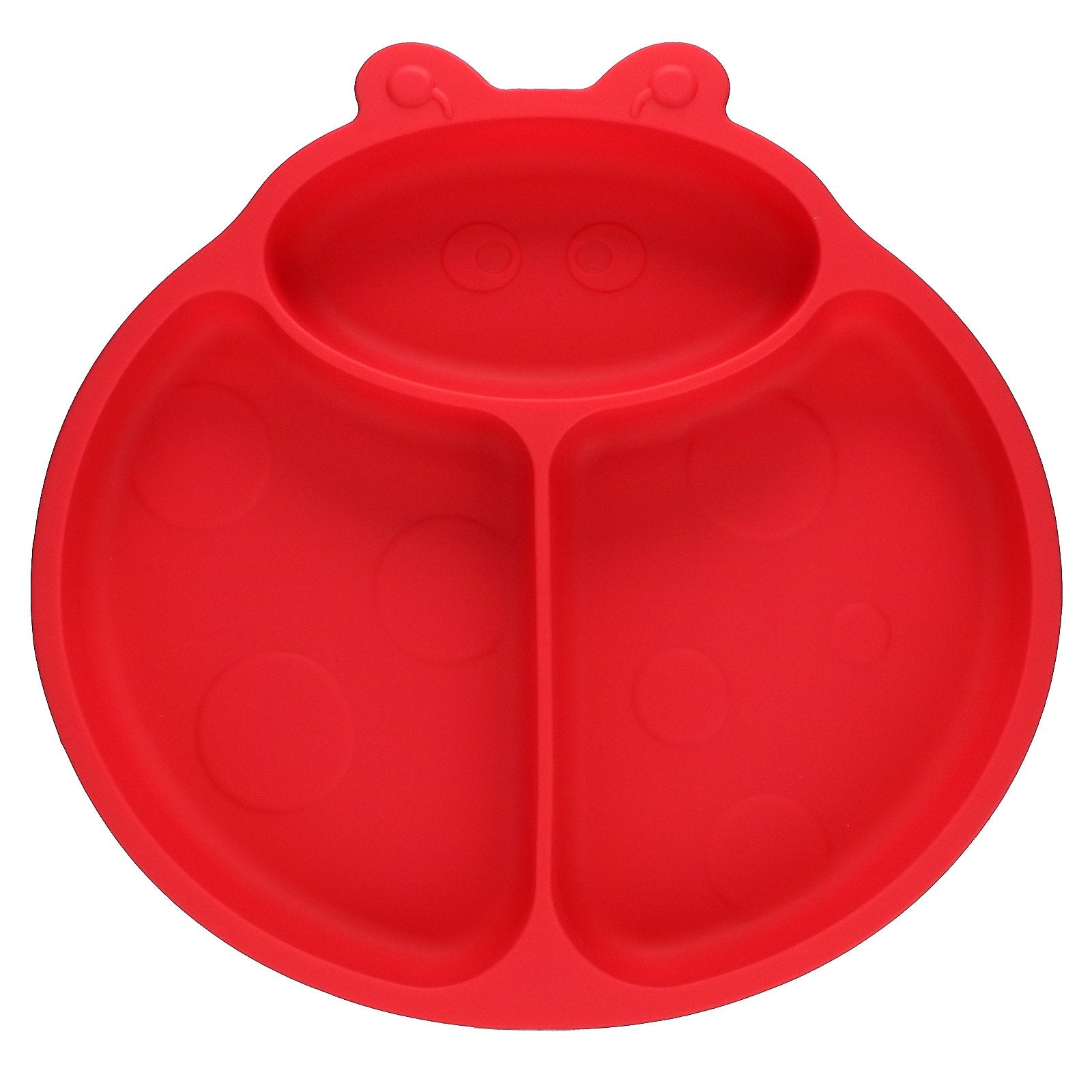 Sage Spoonfuls, Sili Ladybug Plate, Red, 1 Count