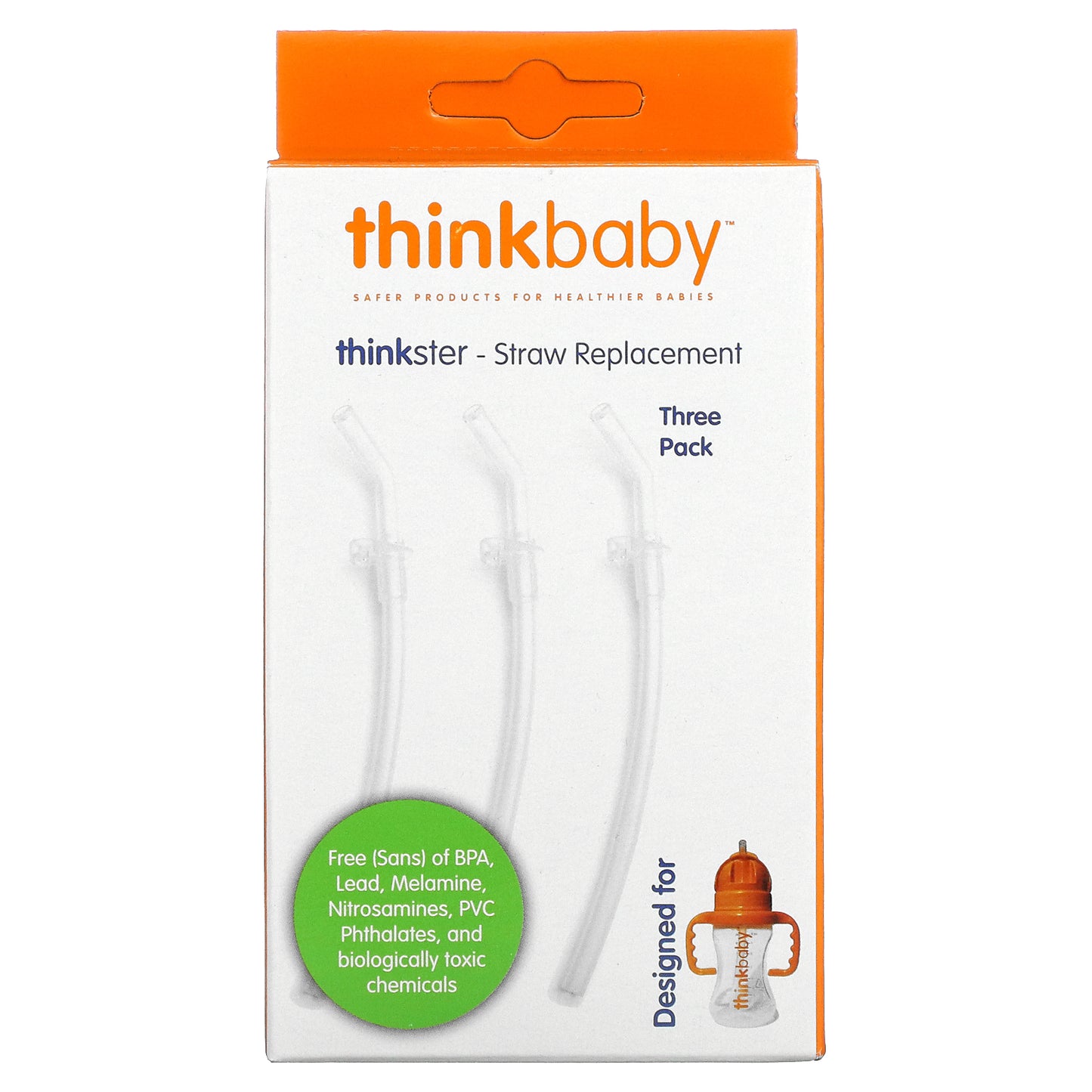 think, Thinkbaby, Thinkster - Straw Replacement, 3 Pack