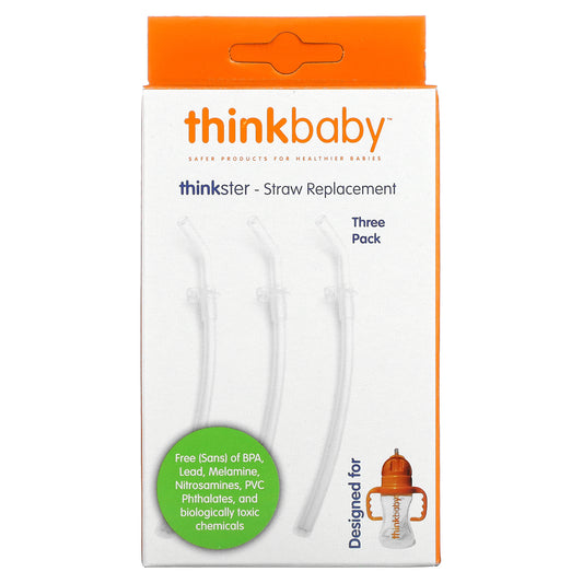 think, Thinkbaby, Thinkster - Straw Replacement, 3 Pack