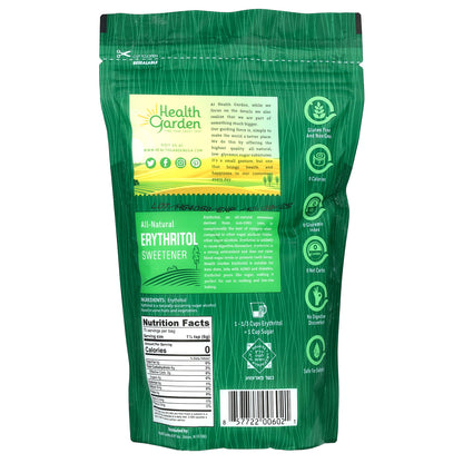 Health Garden, All-Natural Erythritol Sweetener, 1 lb (453 g)