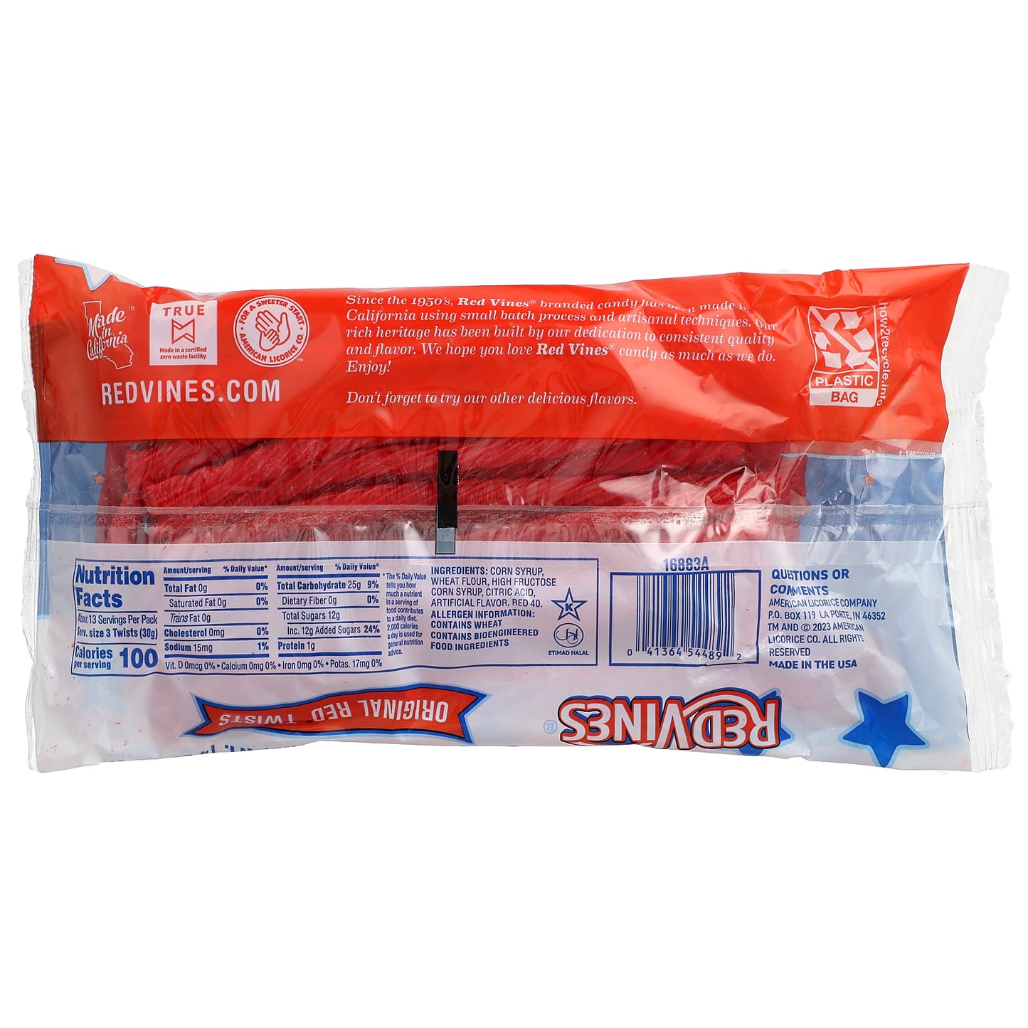 Red Vines, Twists, Original Red®, 14 oz (397 g)